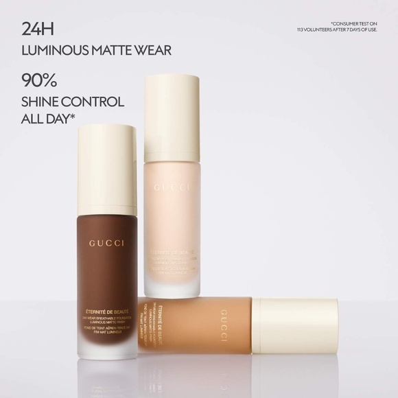 GUCCI ETERNITE DE BEAUTE 24H Full Coverage Luminous Matte Finish Foundation 170W - Picture 5 of 10